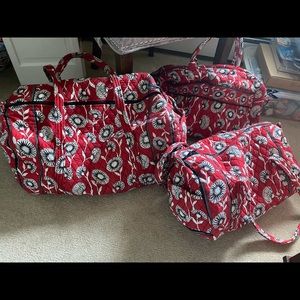 Vera Bradley Weekender and duffel set